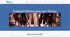 Desktop Screenshot of institutoibci.com